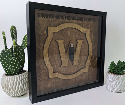 Sword of a Thousand Truths World of Warcraft Framed Wall Art