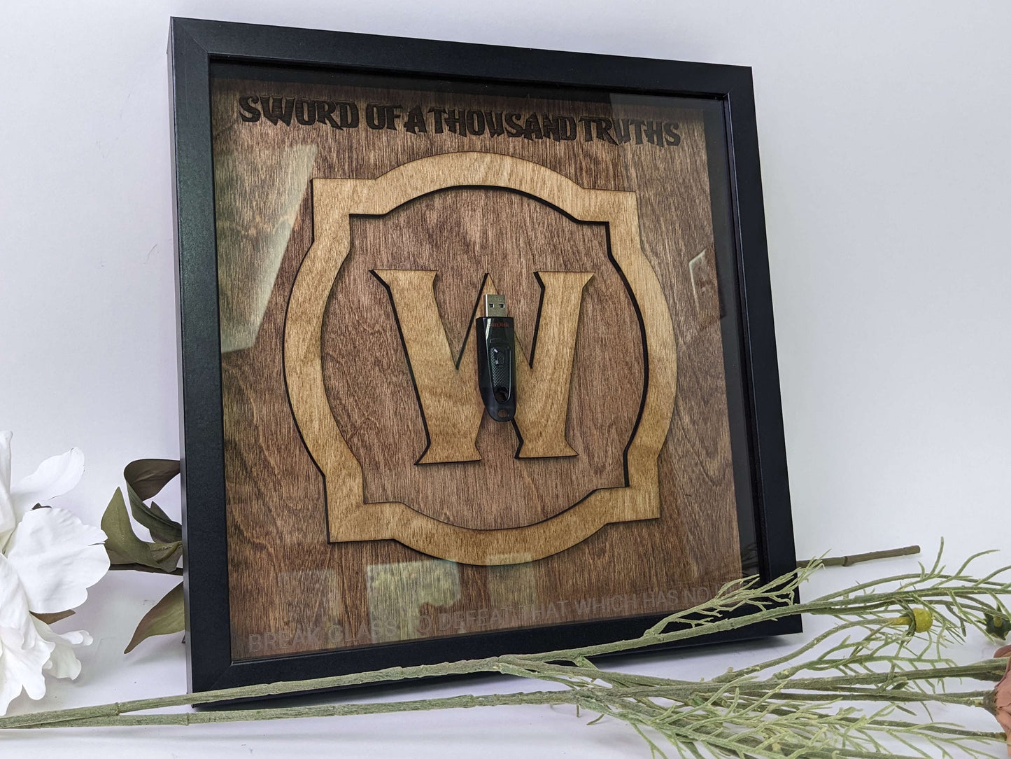 Sword of a Thousand Truths World of Warcraft Framed Wall Art