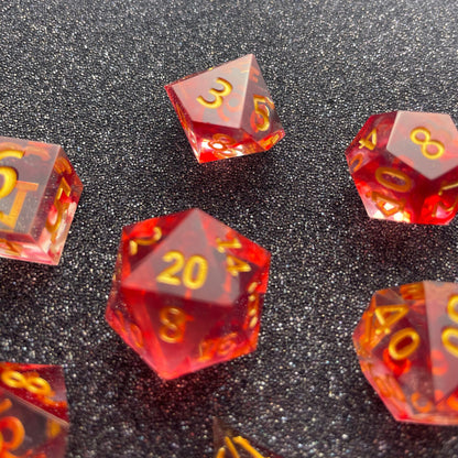 Bloodsport - Set of 7 Luxury D&D Dice