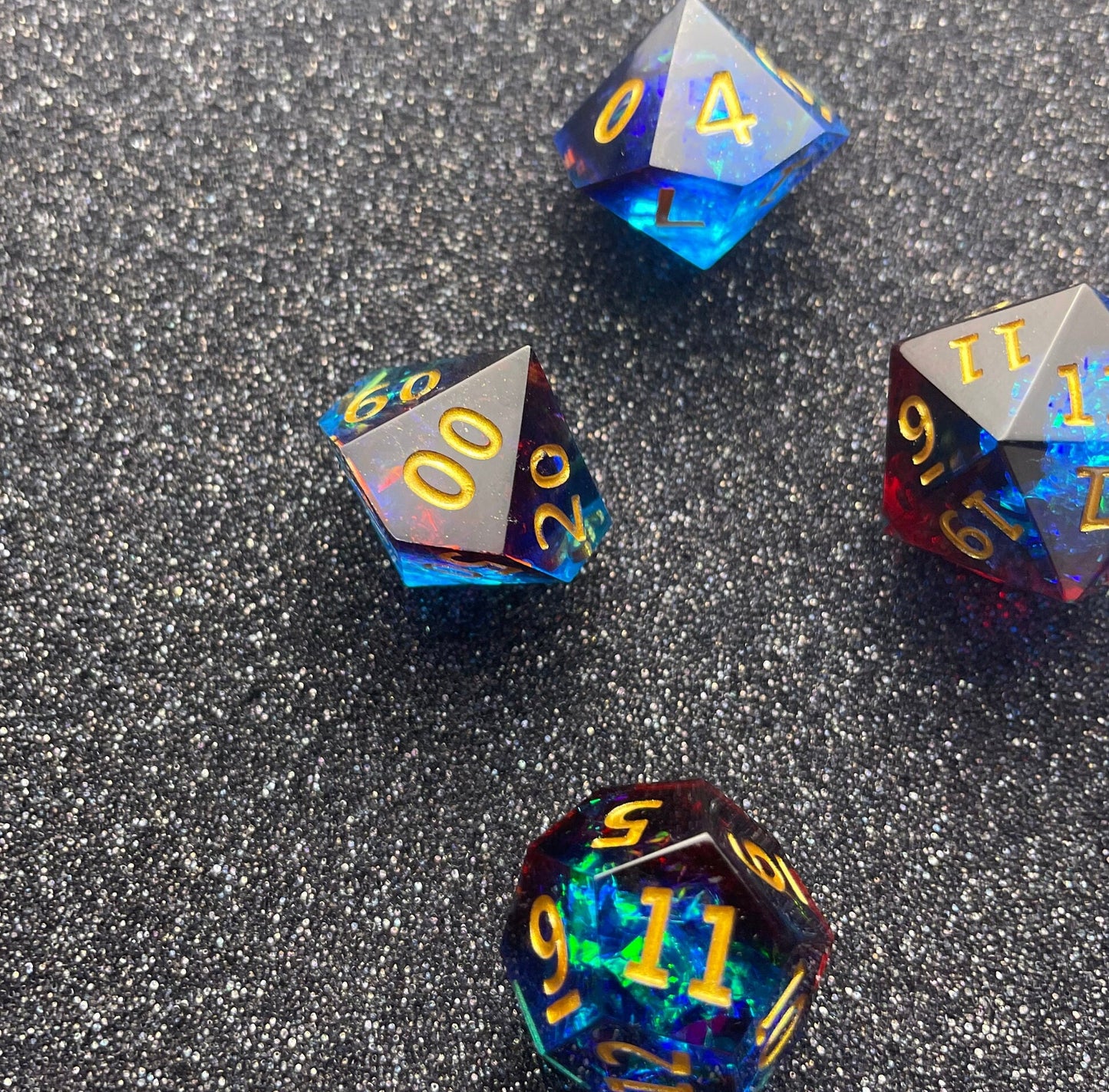 Regal Triad - 7 Piece Luxury D&D Dice Set