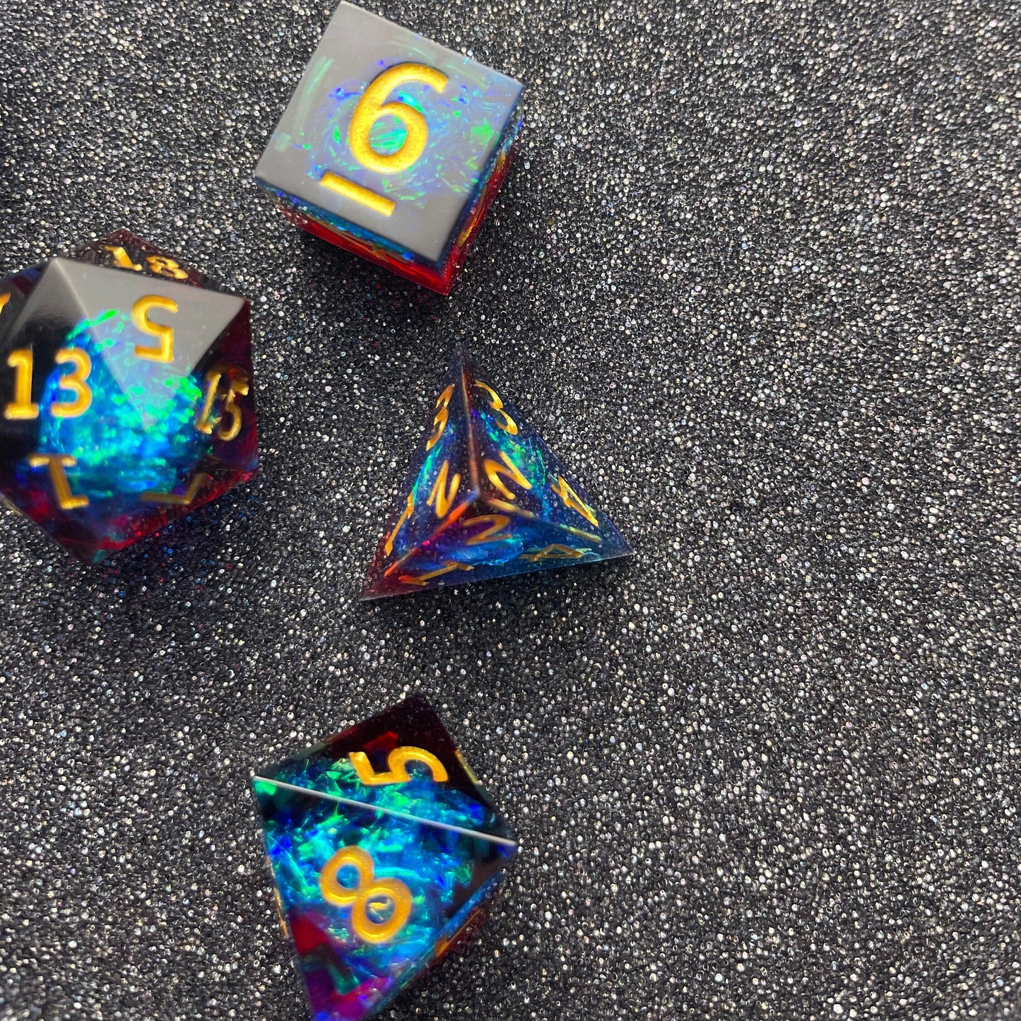 Regal Triad - 7 Piece Luxury D&D Dice Set