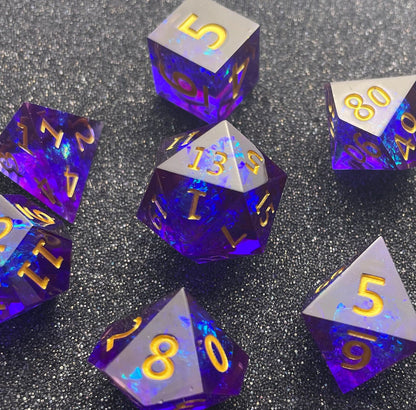 Imperial Starlight - 7 Piece Luxury D&D Dice Set