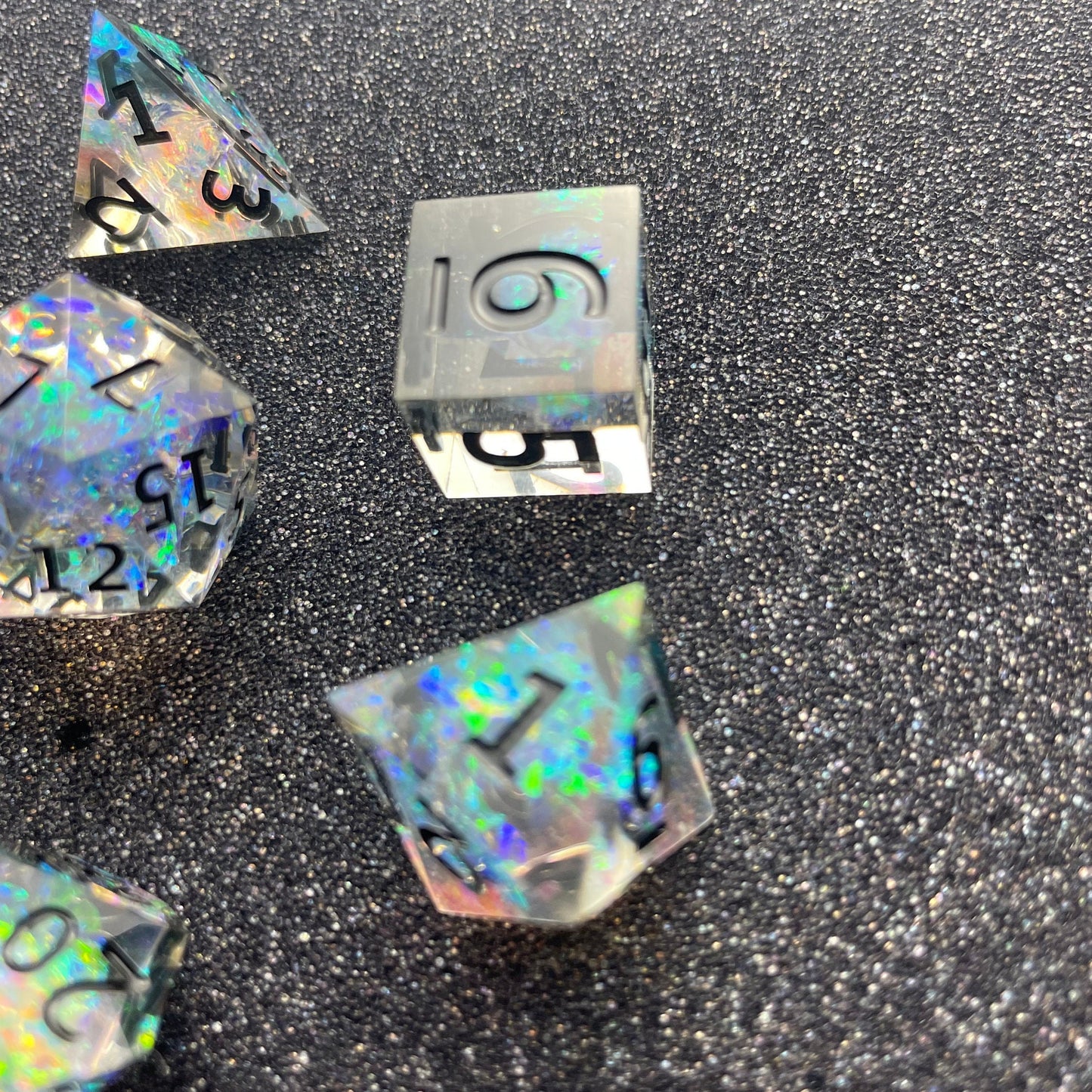 Eldritch Blaze - 7 Piece Luxury D&D Dice Set