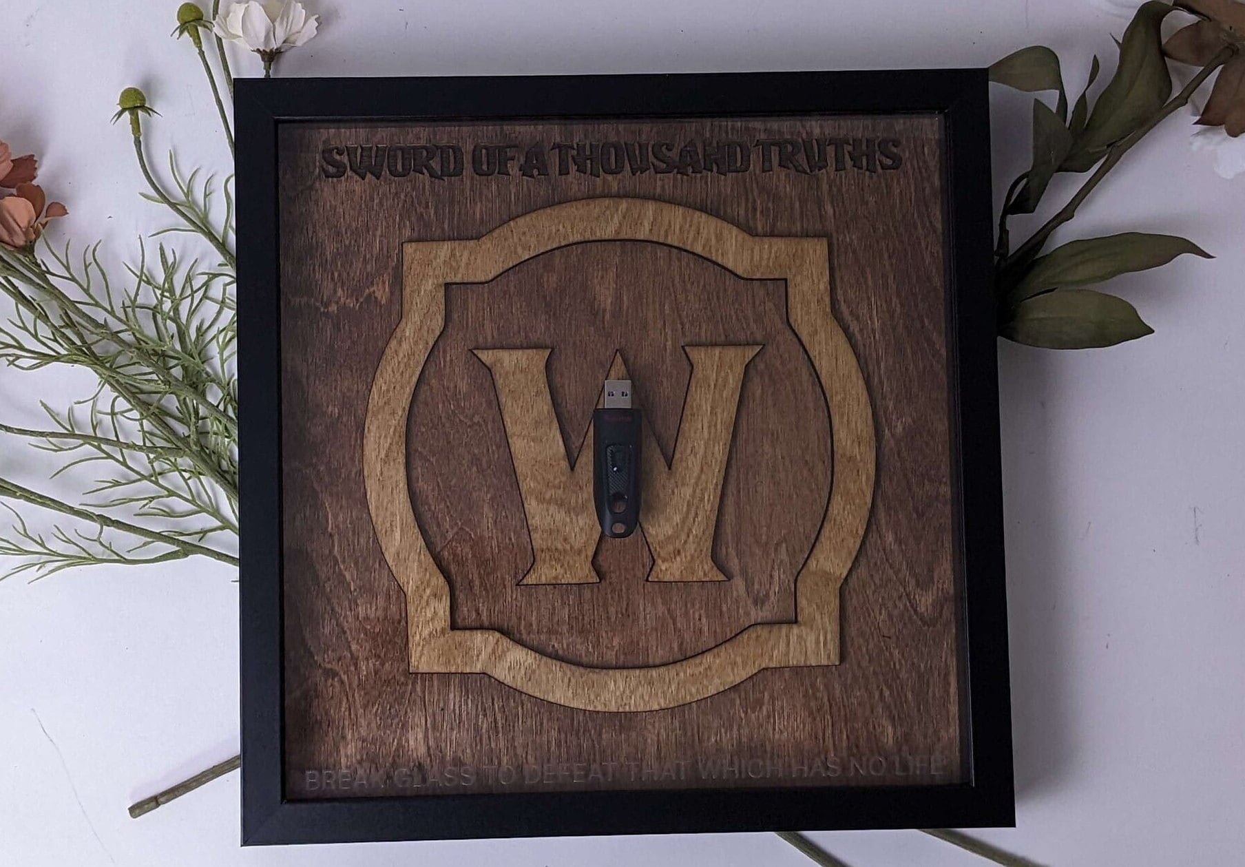 Sword of a Thousand Truths World of Warcraft Framed Wall Art