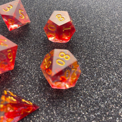 Bloodsport - Set of 7 Luxury D&D Dice