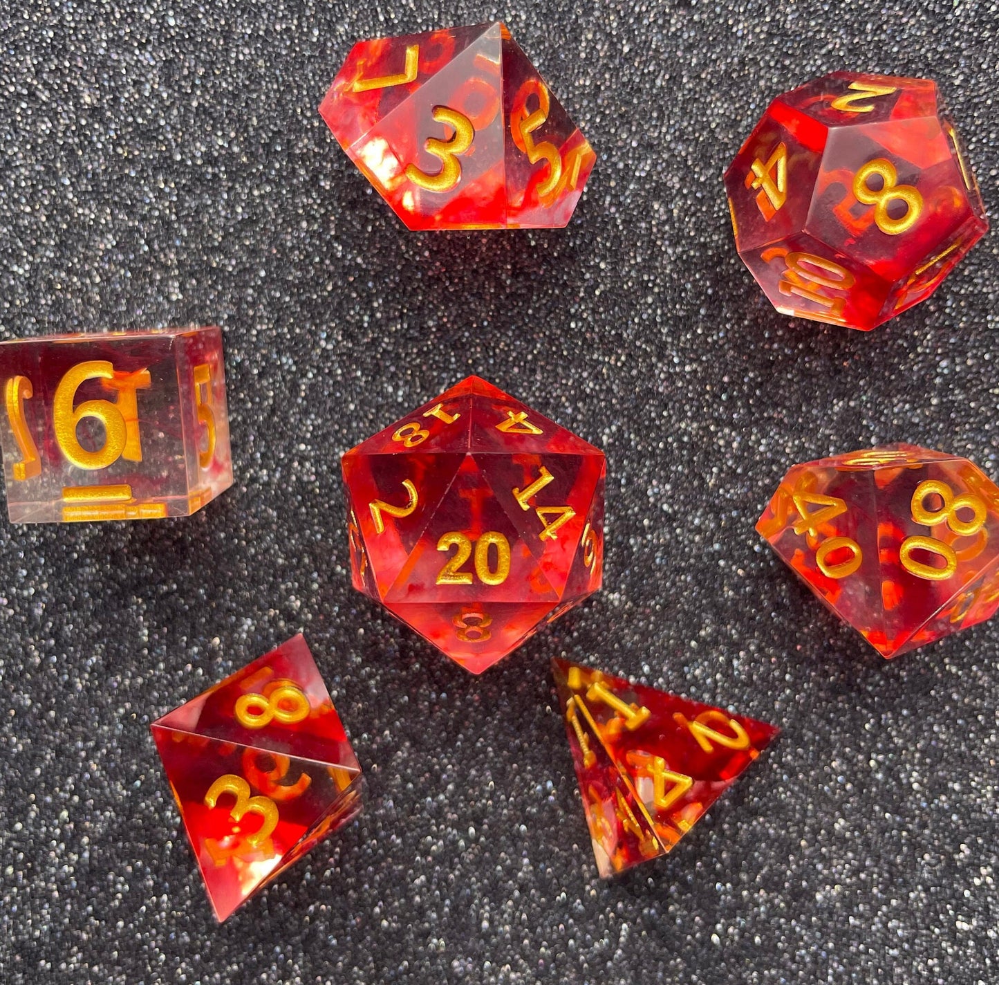 Bloodsport - Set of 7 Luxury D&D Dice