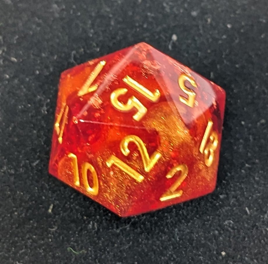 Emberforged Relics - 7 Piece Luxury D&D Dice Set