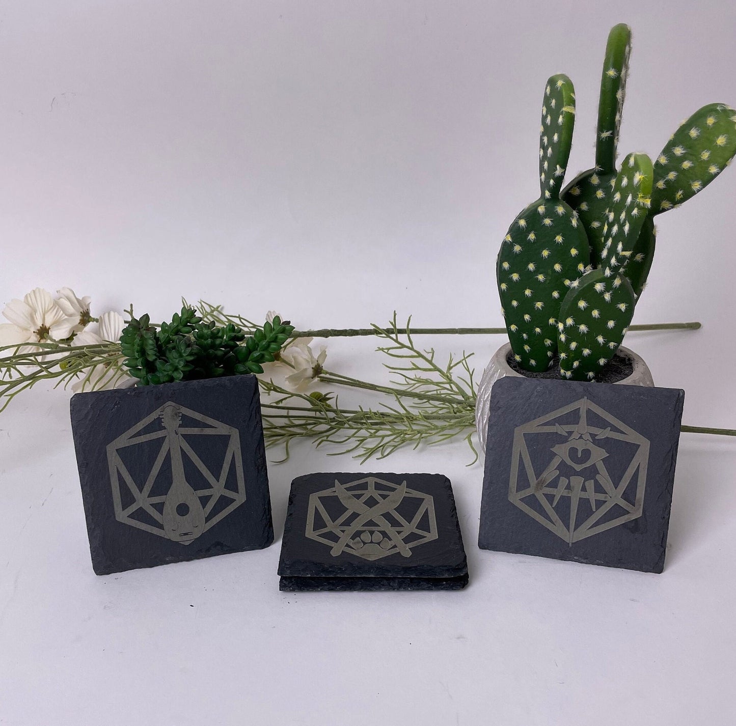 D&D Class Coasters, Dungeons and Dragons Coasters, DnD Class Coasters, Coasters for DnD Campaign, DM Gift Idea, DnD Christmas