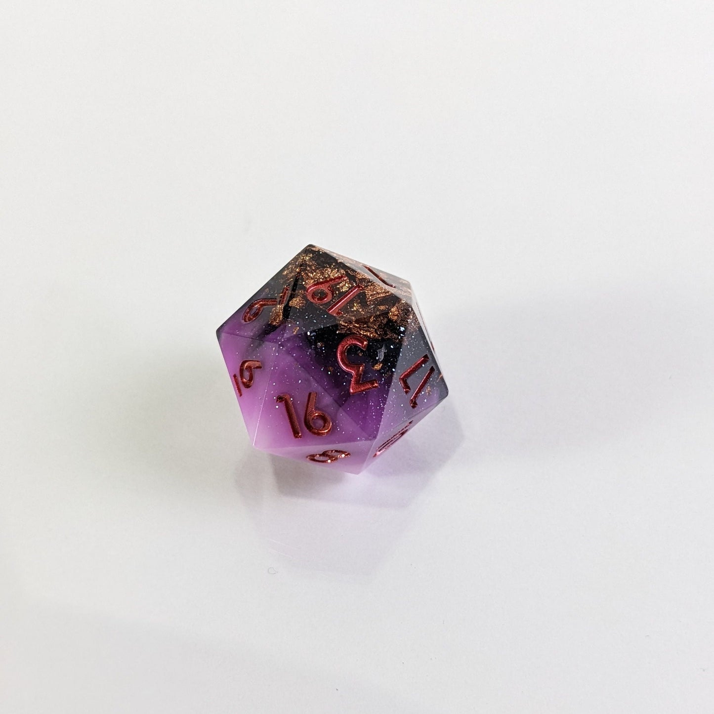 Rosefire Glimmerdice - 7 Piece Luxury D&D Dice Set