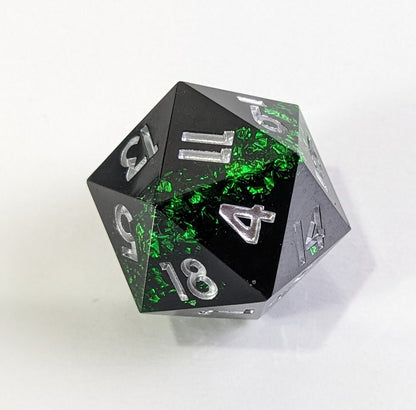 Jade Onyx - 7 Piece Luxury D&D Dice Set