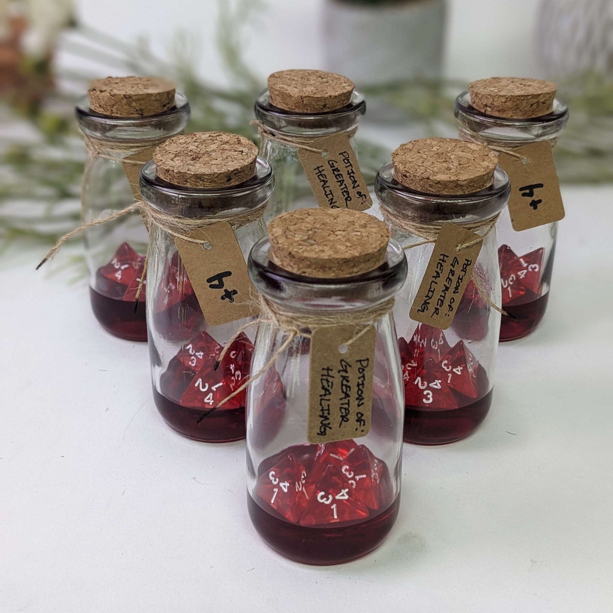 D&D healing potions - DnD Gift - DnD Prop - Healing Potion - TTRPG Gift - Dungeons and Dragons Healing Potions - Variety Pack
