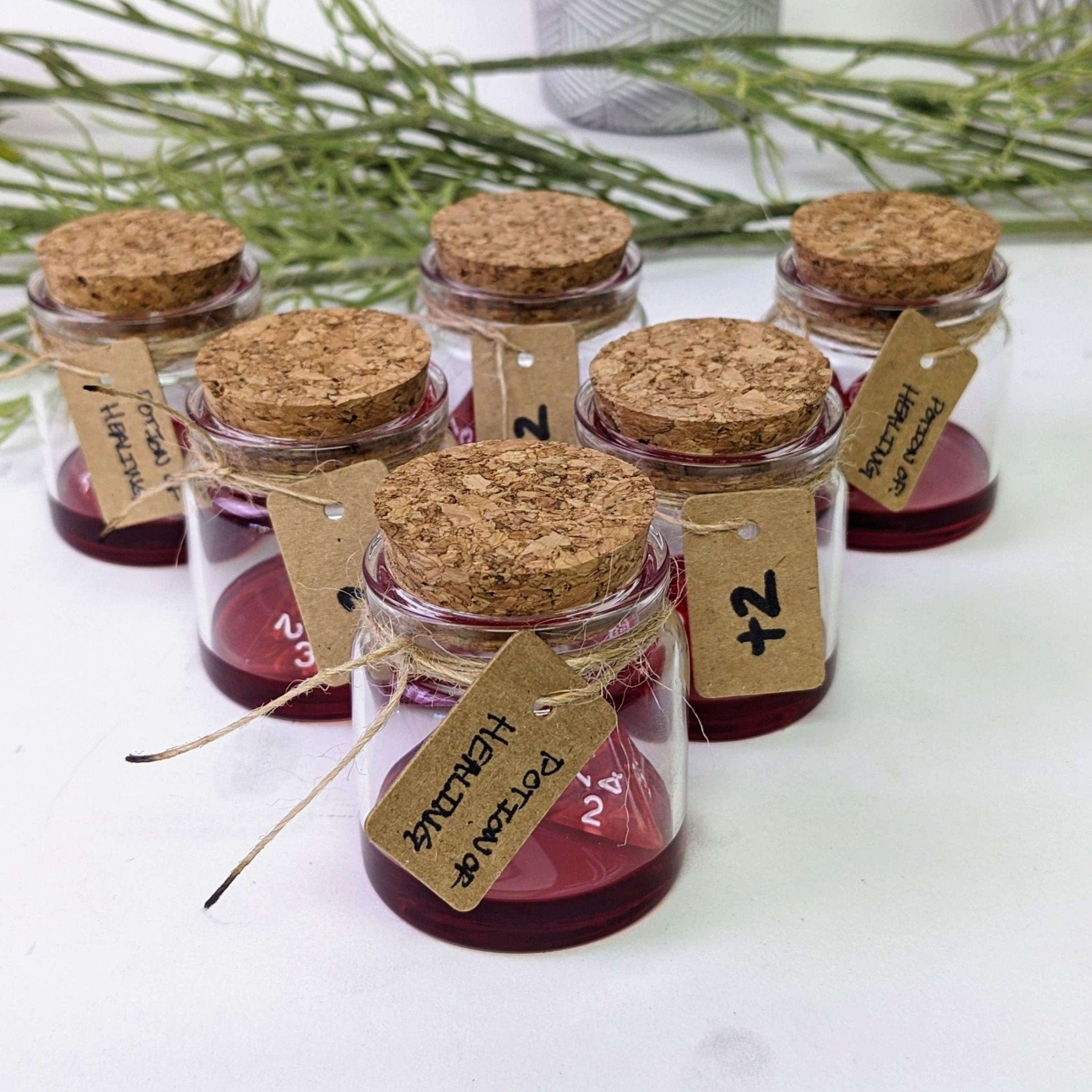 D&D healing potions - DnD Gift - DnD Prop - Healing Potion - TTRPG Gift - Dungeons and Dragons Healing Potions - Variety Pack